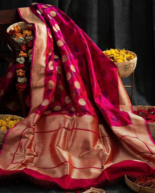 Diwali premium banarasi silk saree